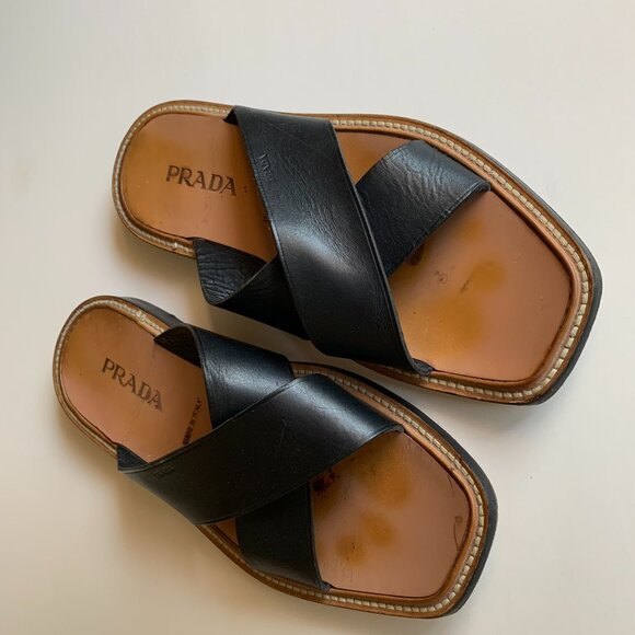 Men's PRADA Sandals, Size 10 - Picture 3 of 5
